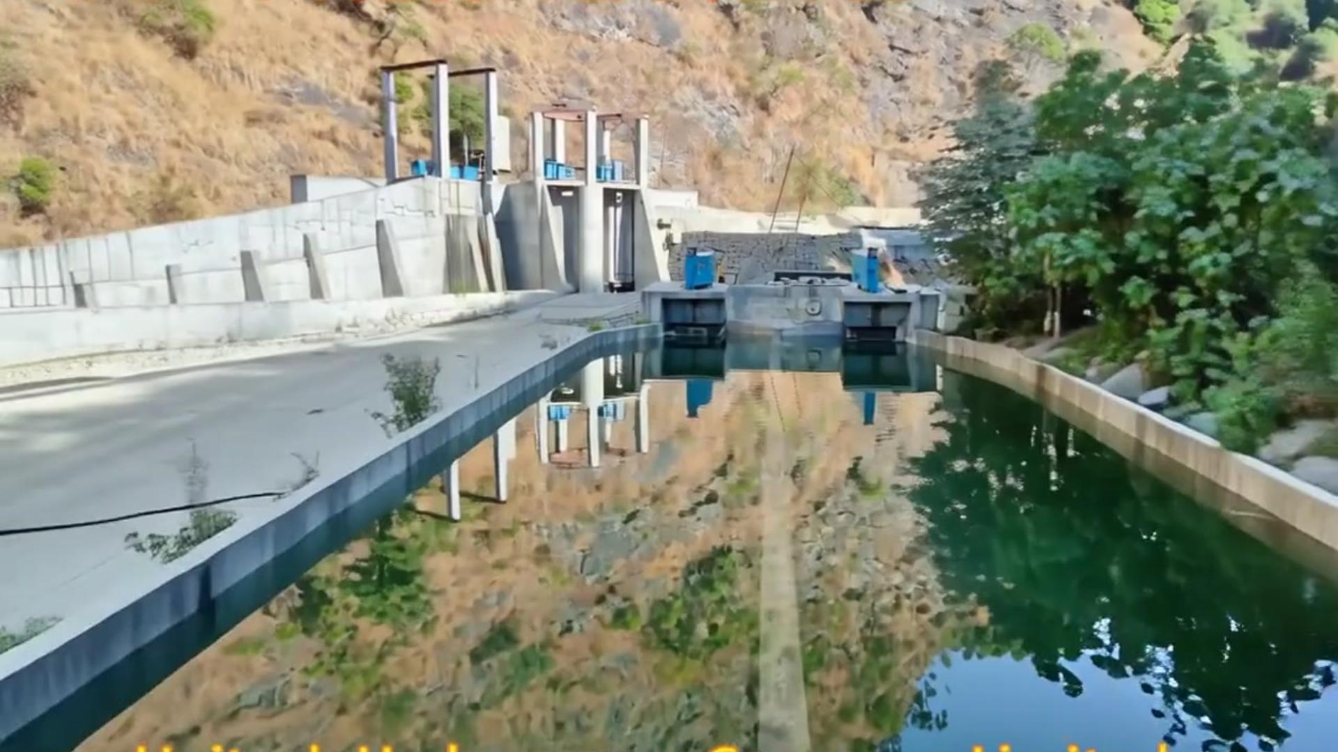 Upper Phawa Khola — intake gates and forebay
