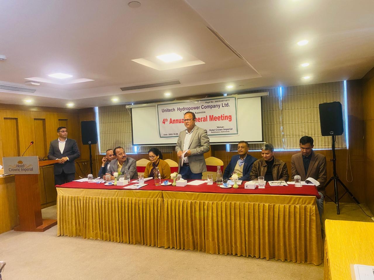 Unitech Hydropower — Annual General Meeting