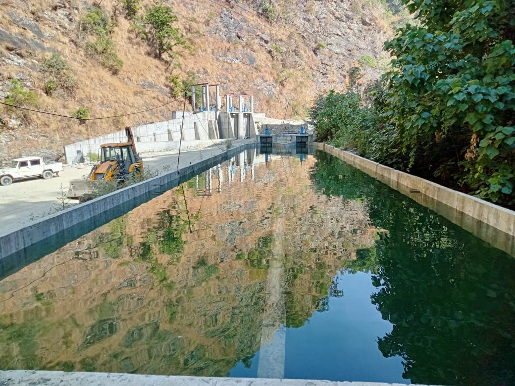 Upper Phawa Khola — forebay canal and civil works